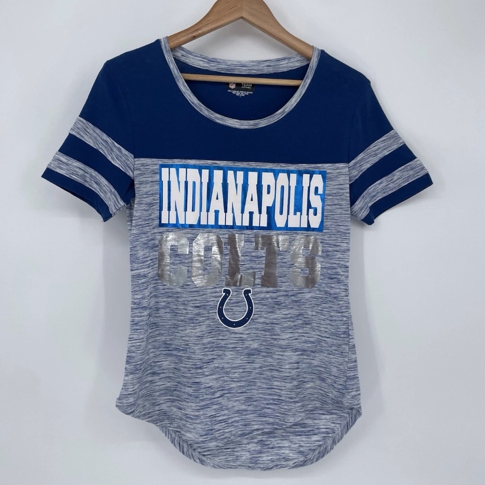 Indianapolis Colts NFL Football Women’s Small Blue Short Sleeve Tshirt Brand New